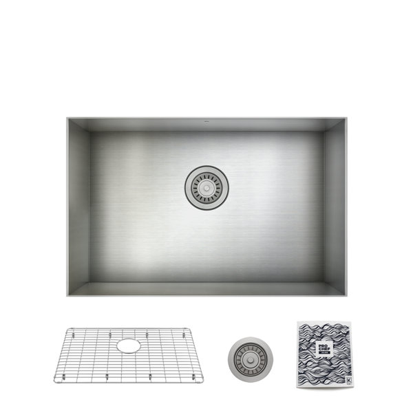 Prochef by Julien Prolnox H0 Single 25" L X 16" W Undermount Kitchen